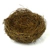 2Pcs Large Natural Rattan Birds Nest Spring Decoration Props Garden