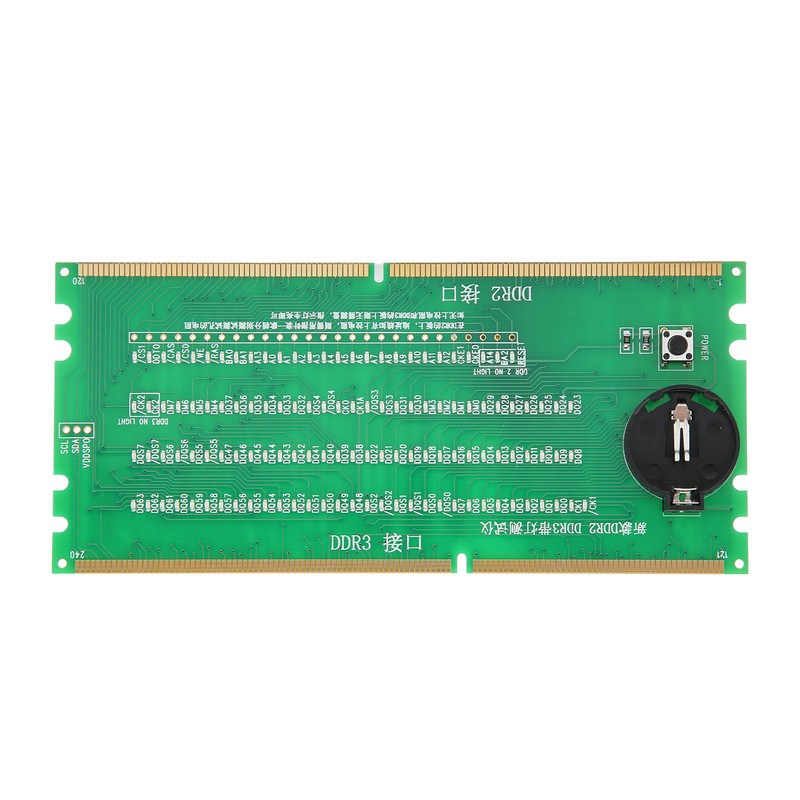 Computer Memory Tester DDR2 DDR3 2 in 1 PCB Material