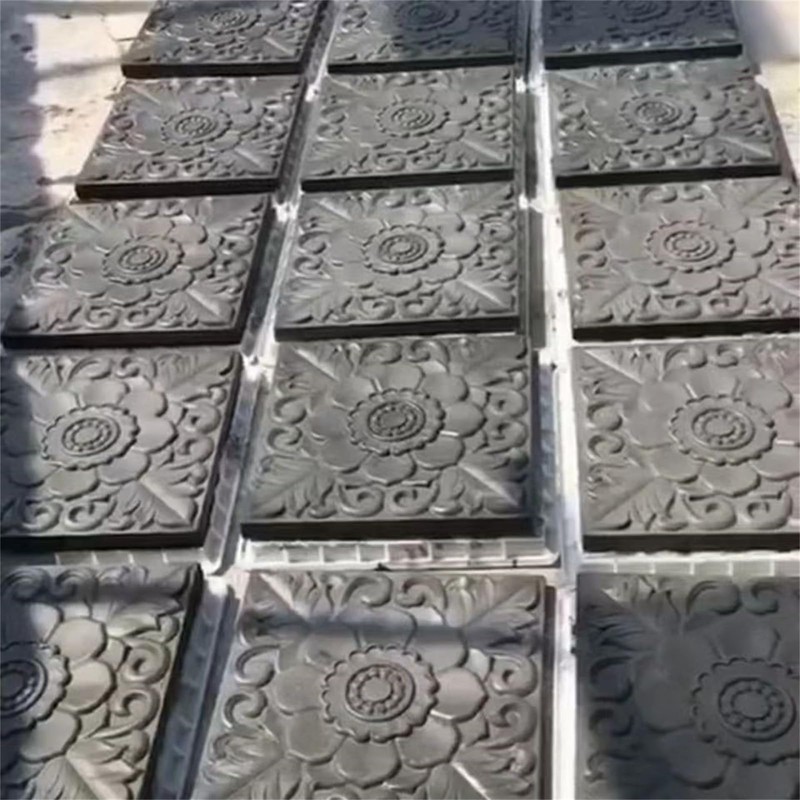 2 pcs Concrete molds for Walkways DIY Plastic Square Concrete