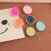 24 Smiley Face Decorative Push Pins, Cute Bulletin Board Push