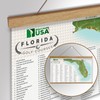 Golf Maps USA Florida State Golf Scratch Map with 111