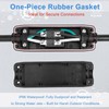 Nineleaf 2 Pack Weatherproof Outdoor 10A 2 Way Dual Light