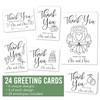 Hadley Designs Wedding Thank You Cards With Envelopes - 24