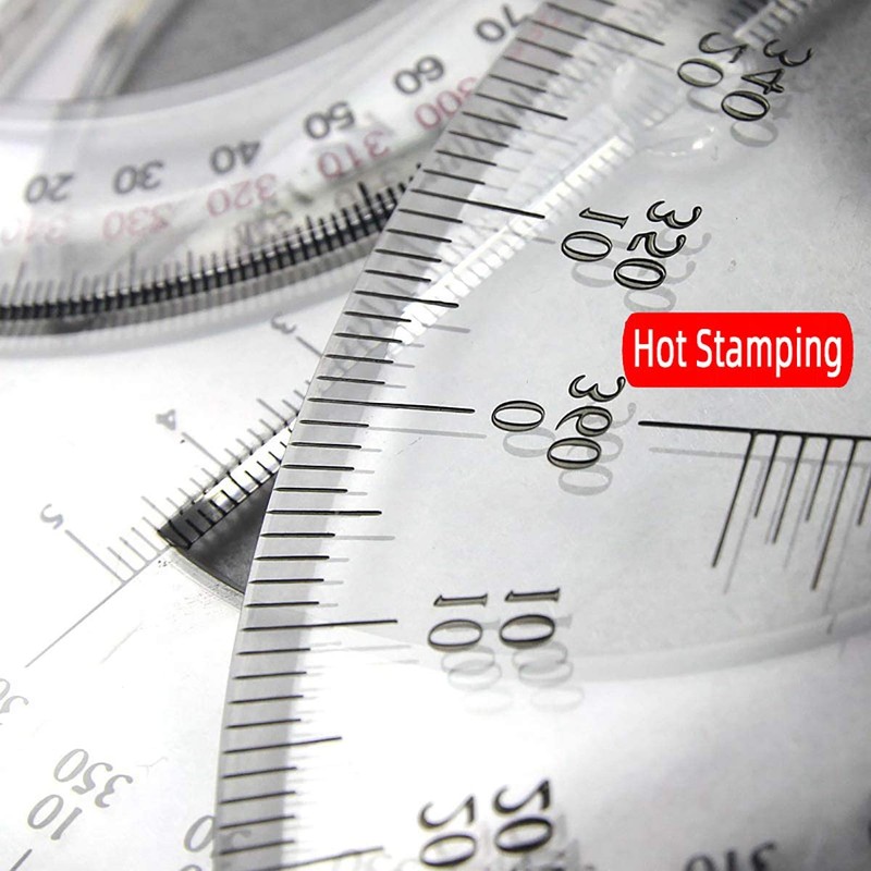 Circle Protractor 360 Degree Protractor Ruler Maths Geometry Tools for