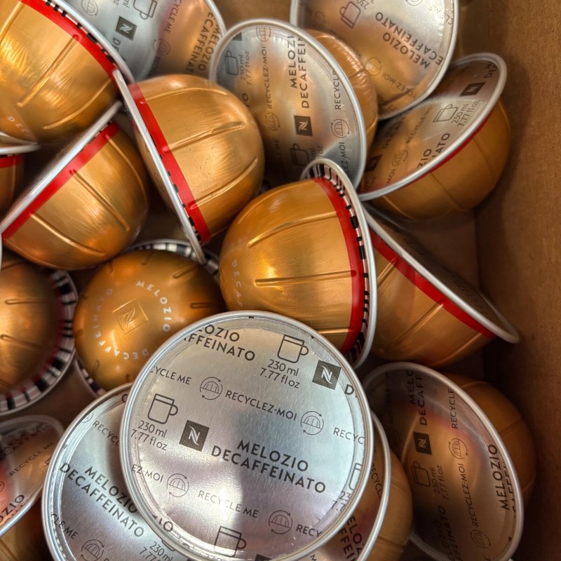Nespresso Vertuo, Melozio Decaffeinato, Medium Roast Coffee Pods, 30Ct *LOOSE*