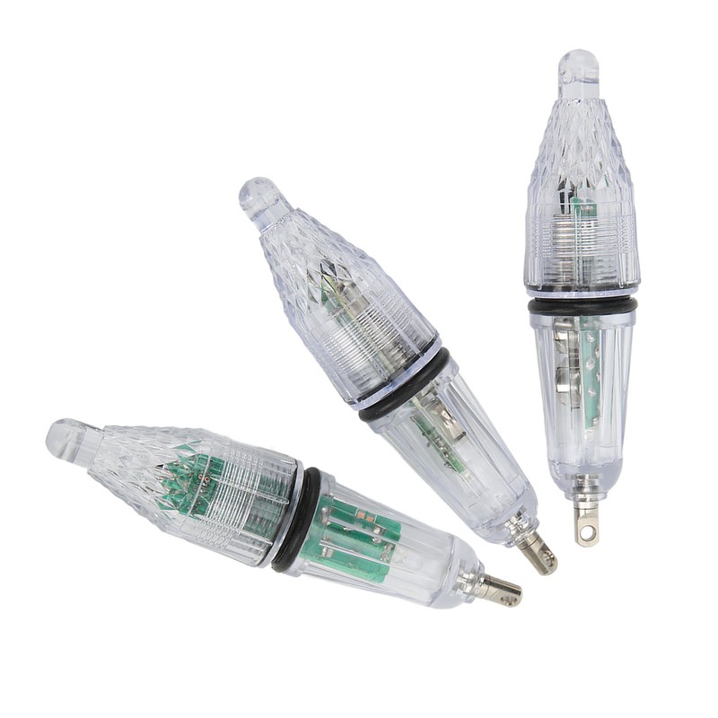 3PCS LED Underwater Fishing Light Lure Fish Bait Lure Lamp