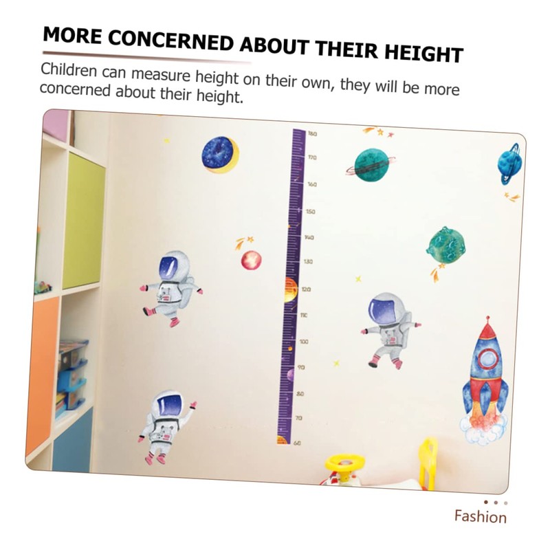 CORHAD 1 Set Removable Height Wall Sticker Astronaut Pattern Decal