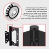 YAGU 3 Pack Non-Mortise Door Hinges - 4" × 3"