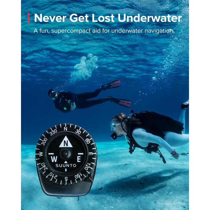 SUUNTO Clipper Compass, Micro Compass Attaches to Strap, Sleeve or