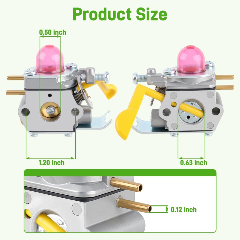 Ruixing OEM SST25 Carburetor for Poulan Weedeater Featherlite Trimmer Parts