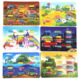 GosuToys Magic Capsule Creatures - 6 Theme Packs with 12 Capsules Each - Farm, Sea, Unicorns, Dinosaurs, Safari, Vehicles - Place in Water and Watch Them Grow (6 Pack (1 of Each Theme))