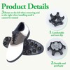 Golf Spikes Set, 13pcs Replacements Golf Shoe Spikes with Accessories