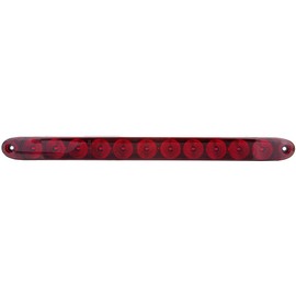 OCPTY 80” Side Marker Light 2Pcs Red Square Tail Lamp Stop Turn Tail Light 1x Red 15” Light Bar fit for Boats Van Truck Trailer Pickups Waterproof Turn Signal Light