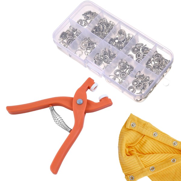 50SET Five Claw Buckle Installation Tool Practical Snap Button Fastener