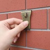 12 Pcs Brick Clips for Hanging, Heavy Duty No Drill