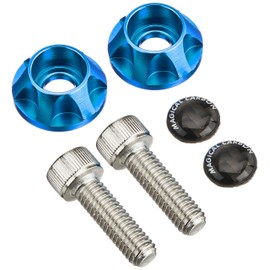 HASEPRO Magical Carbon Sheet Number Bolt Garnish (2 Pieces) Blue BGA-1BLU