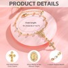 Catholic Gifts Rosary Bracelet for Women-14K Gold Virgin Mary Rosary