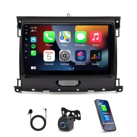 4G+64G Car Stereo Radio for Ford Ranger 2016-2019 Android 13 Wireless Carplay Android Auto Radio, 9inch 1280x720 Touch Screen Built-in WiFi,GPS Navigation,Bluetooth5.0,FM/RDS,SWC,32EQ, Backup Camera