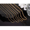 Fly Style Snake Chain Stainless Steel Gold 0.9 mm I