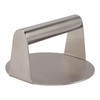 Stainless Steel Burger Press Professional Manual Adjustable Prevents Stick Grill