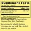 BASKETGOODS Spring Valley Ashwagandha- 500mg Root Powder, 60 Capsules (Pack
