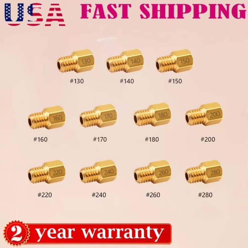 RURPAAUTO 42Pc Carburetor Jet Kit for Mikuni Main Pilot Slow