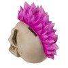 Money Box in Skull Design (Skull with Mohawk Neon Pink)