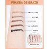 Erinde L?piz L?quido para Cejas, Resistente al Agua, #F204black Brown