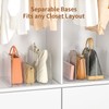 GoMaihe Bag & Purse Organizer for Closet: Adjustable Clear Handbag