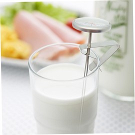 FUNOMOCYA 6pcs Coffee Cup Probe Clip for Thermometer Stainless Steel Home Thermometer Holder Easy to Use and Cle