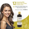 Junio cosmetics tratamiento para cabello seco - 12 aceites para