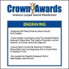 Anniversary Plaques - 7x9 20 Years of Service Anniversary Recognition