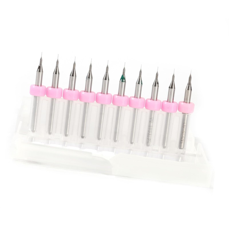 PCB PCB Carbide Micro Drill Bit Tool Set 0.1 mm