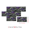 TUOKING 24-Pack Peel and Stick Wall Stickers Waterproof PVC Wallpaper