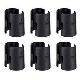 Metal Rack Shelf Fixing Parts Pole Diameter 1.0 inch (25 mm) Mounting Parts Plastic Material Fashion Design Metal Rack Parts for Steel Rack Sleeve Convenient and Exquisite (6 Pairs, Set of 12)