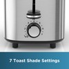 BLACK+DECKER® 2-Slice Toaster with 7 Toast Shade Settings, Extra-Wide Slots