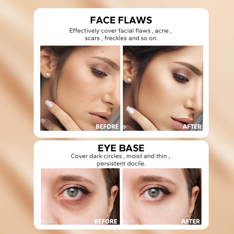 Soft Matte Opaque Foundation Colour Correcting Cream Oil Control Liquid