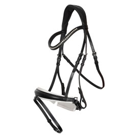 Imperial Riding IRHFria Bridle Black/White, P/S