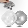 2 Pack Drain Hair Catcher Silicone Bathroom Accessories Shower Drain