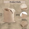 2PCS Large Hessian Potato Sack, Vegetable & Potato Storage Sack,