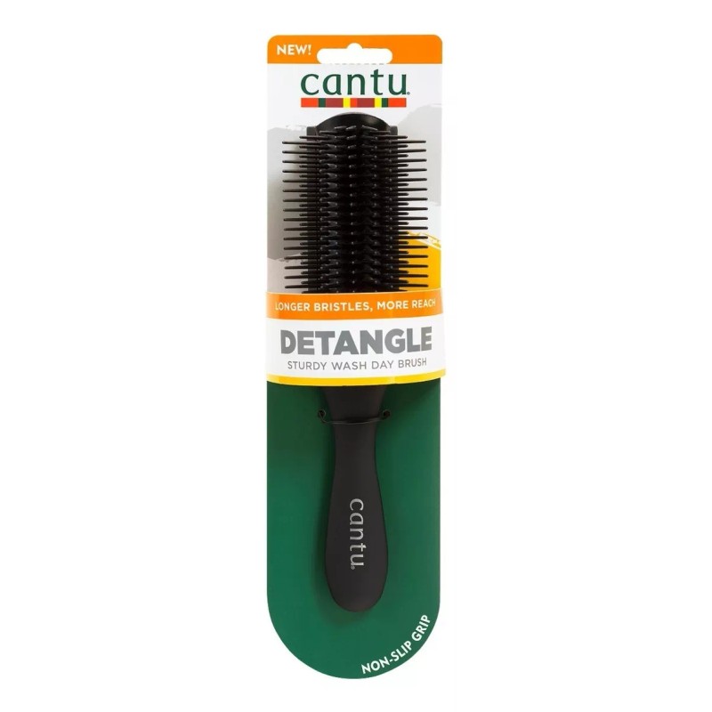 Cepillo Cantu Para Estilizar Cabello Rizado 9 Filas Color Negro