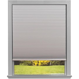 Redi Shade No Tools Easy Lift Trim-at-Home Cordless Cellular Blackout Fabric Shade Natural, 30" W x 64" L, (Fits windows 19"- 30")