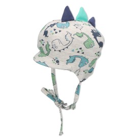 Sterntaler Boys' Multidino Sun Hat, silver