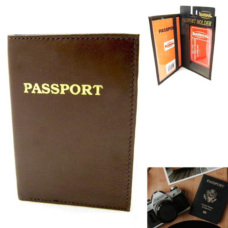 1 RFID Blocking Leather Passport Holder Wallet Cover Case Safety