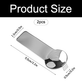 Luckious 2 PCS Italian Modular Bracelet Strap Removal Tool, Titanium Round Hole Opener, Bracelet Auxiliary Attachment Tool for Adding and Removing