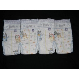 Luvs Sample Luvs ( BLUEY ) platinum Protection Diapers Size 7  ( 4) Count.