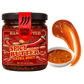 NÜLIFE Smooth Sichuan Chili Sauce with Nut Butter – Creamy Sichuan-Style Chili Oil with Cashew, Walnut, Peanut, Sesame, Sunflower Seed – Vegan, Gluten-Free, Extra Heat – 8.8 oz