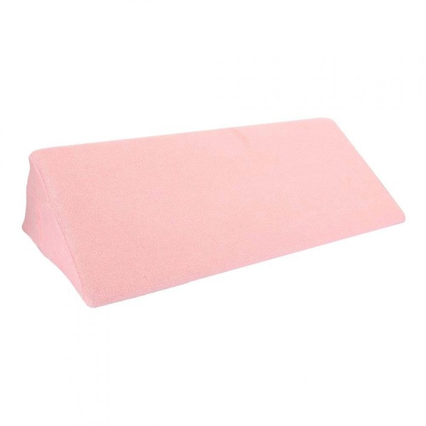 Wedges Pillow Sleep Body Position Wedges Triangular Pad Bed Wound Side Cushion Leg Pad Support for Older, Bedridden Patients (Zipper Type) (Pink)