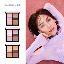 JUNGSAEMMOOL Artist Eye Palette + Water Cleansing Water 15ml + Skin Nuder Foundation 5ml, 3) Yellow Brown / 정샘물 아티스트 아이 팔레트+물 클렌징 워터15ml+ 스킨 누더 파운데이션 5ml, 3) 옐로우 브라운