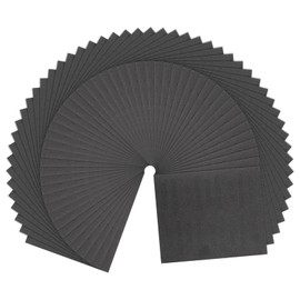 sourcing map 50pcs Sandpaper 360 Grit 9 x 11 Inch A-Weight Backing Silicon Carbide Abrasive Wet Dry Sanding Sheets for Wood Finishing, Metal Sanding, Automotive Polishing